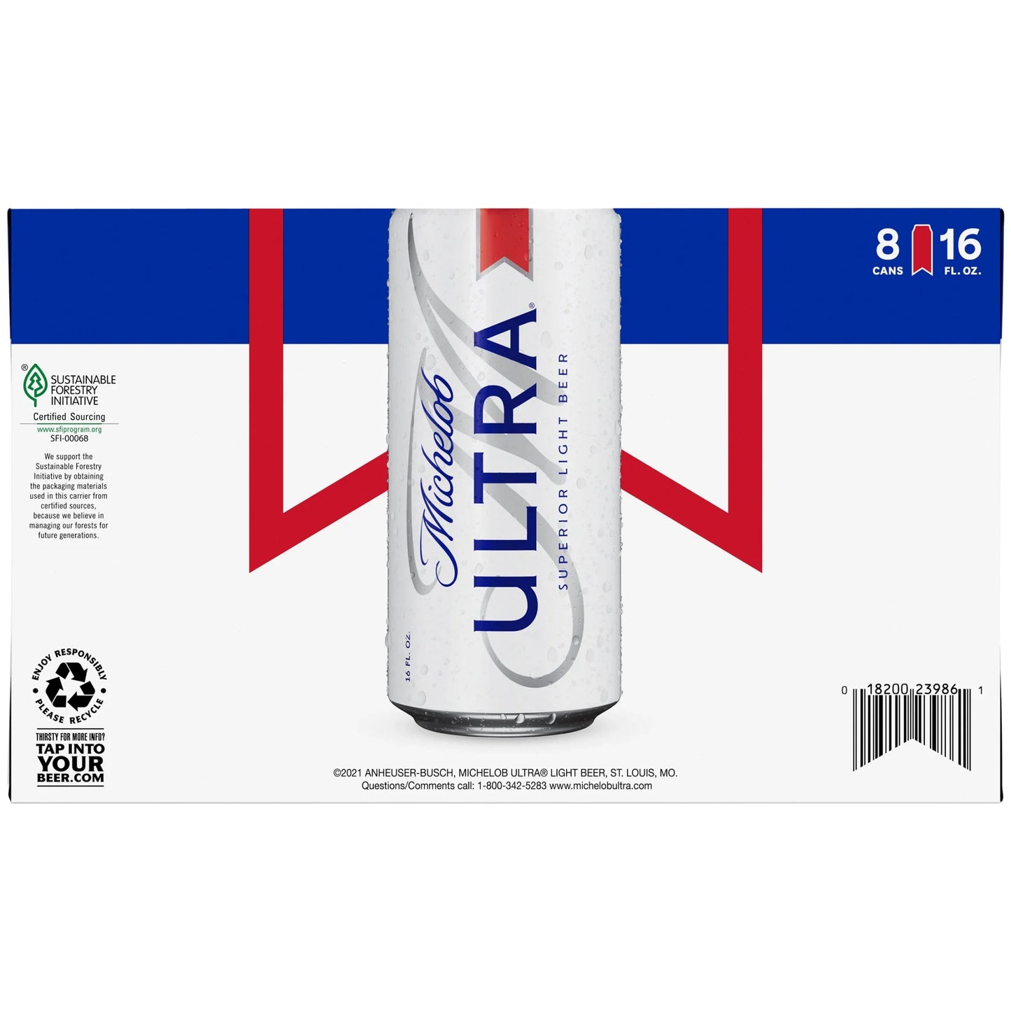 Michelob Ultra - 8 pack CANS 16 oz