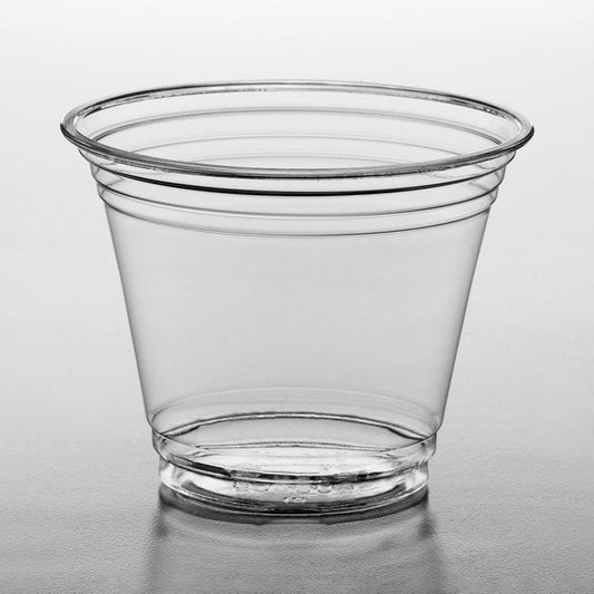 9oz Clear Plastic Cups – 50 Pack