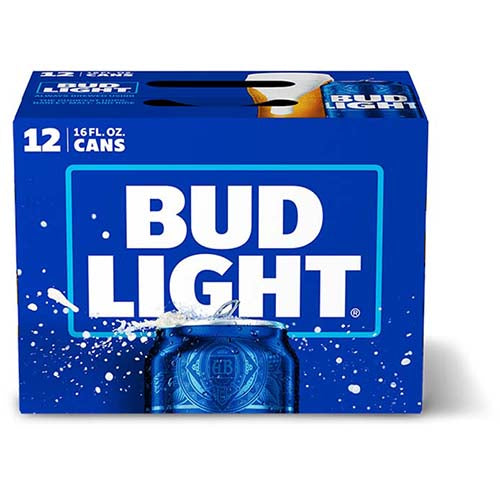 Bud Light -12 packs CANS 16 oz