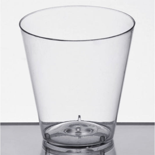 2 oz Clear Plastic Shot Glasses – 50 Pack