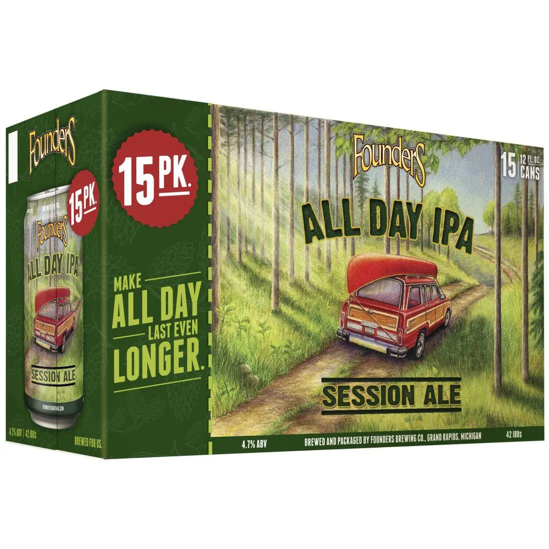 Founders All Day IPA - 15 pack, 12 oz