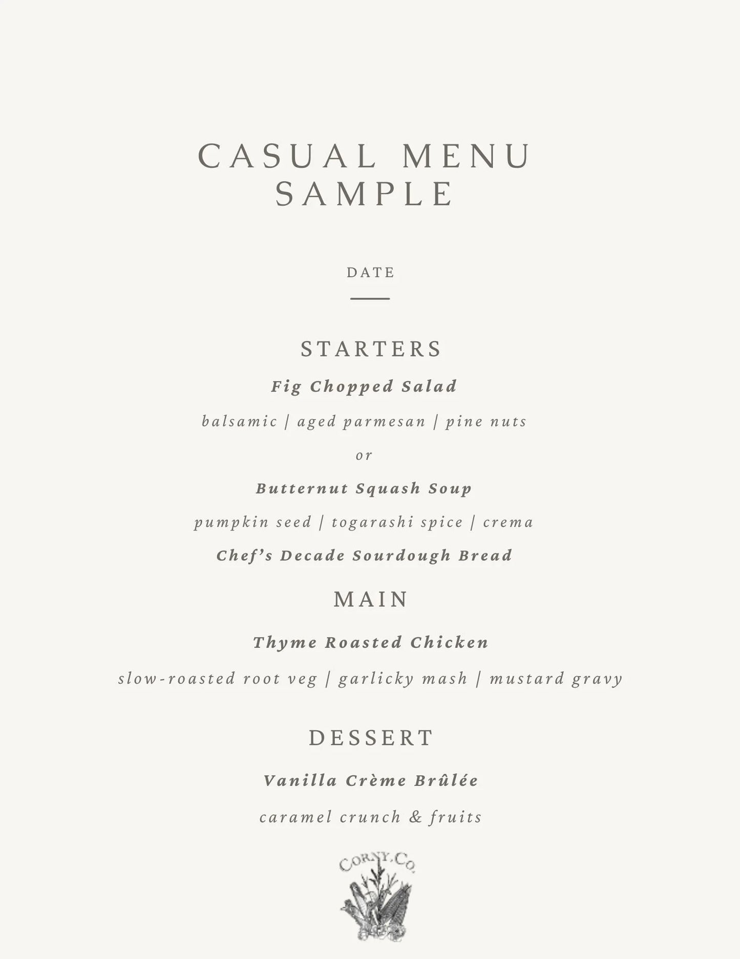 Private Dining Experience with Chef Cornelius Jemison