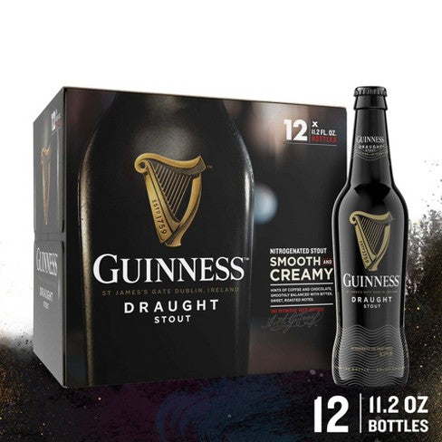 Guiness Bottles - 12 pack bottles