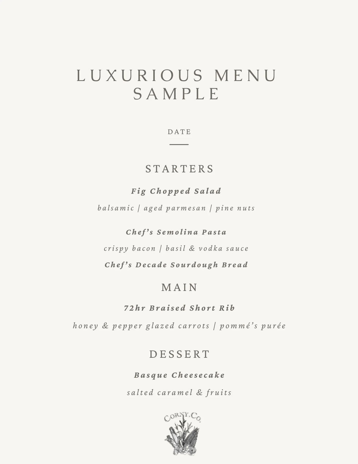 Private Dining Experience with Chef Cornelius Jemison