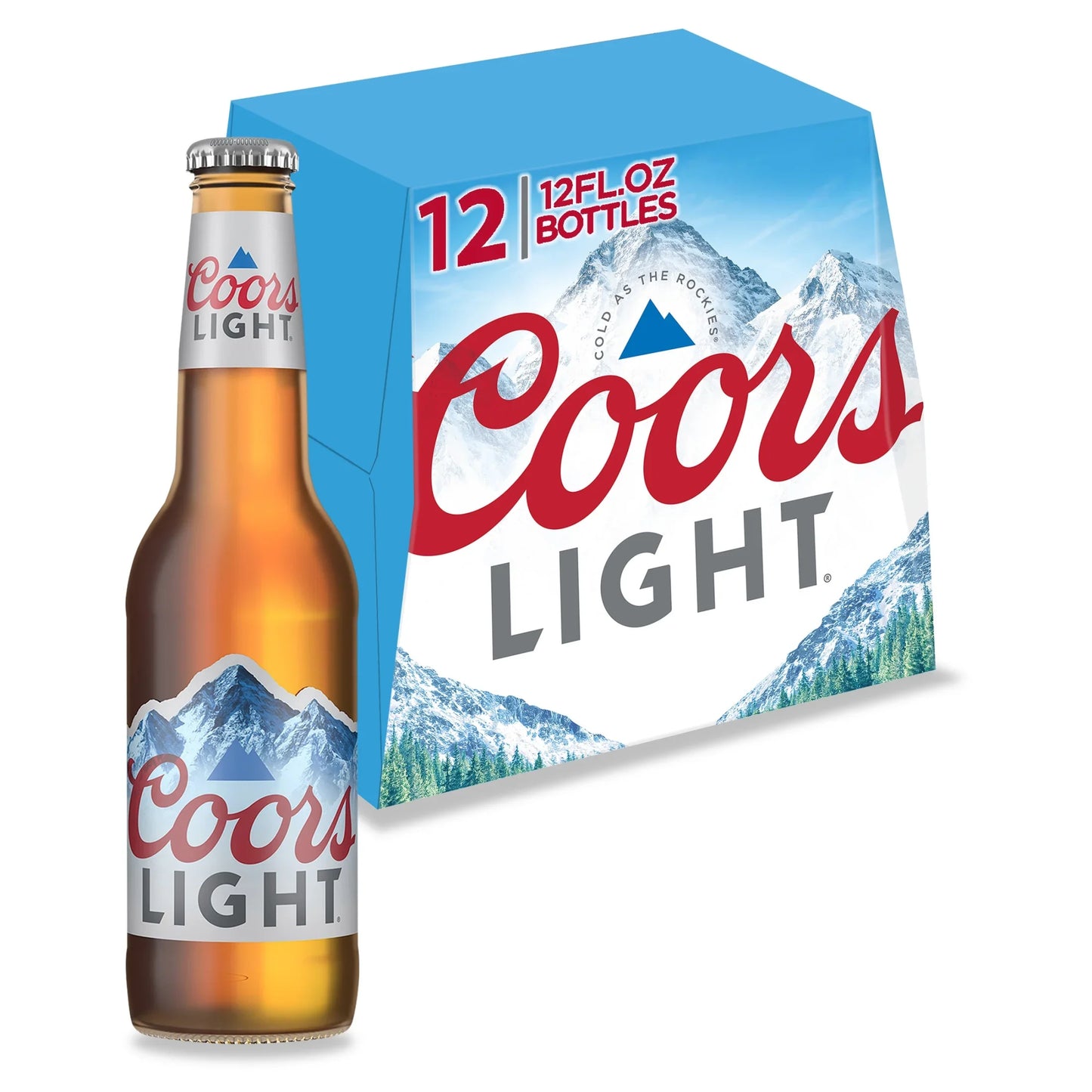 Coors Light - 12 Pack Bottles