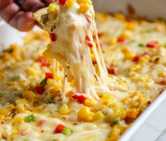 Corn Dip with Tortilla Chips